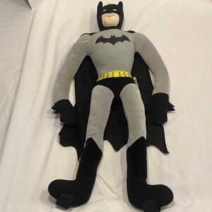Batman Superhero Plush Costume Toy - Black and Gray 32 inches long